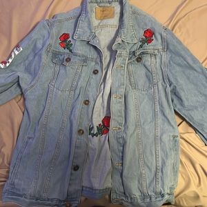 light wash denim jacket
